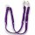 Fettleder-Leinen Addon Luvin-Twin, Violet