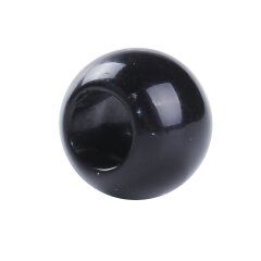 CCB Beads schwarz, Loch 4.7 mm, 200 Stk.