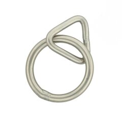 Edelstahlrundring mit Triangel