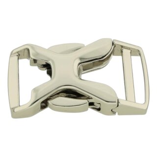 Metall-Steckschnalle XSpyder vernickelt