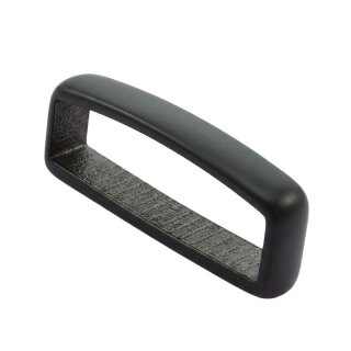 Gürtelschlaufe Edelstahlguss 40 mm Matt-Schwarz