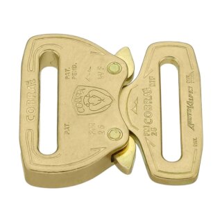 Aluminium-Schnalle COBRA® FM – vermessingt