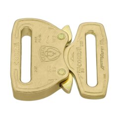 Aluminium-Schnalle COBRA® FM – vermessingt