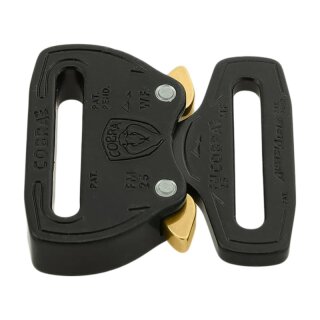 COBRA® FM Aluminium-Schnalle schwarz