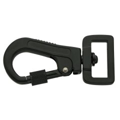 B-Ware: Schwarzer Leinenkarabiner mit Bajonettverschluss...
