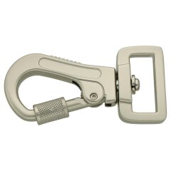 B-Ware: Leinenkarabiner mit Bajonettverschluss vernickelt...