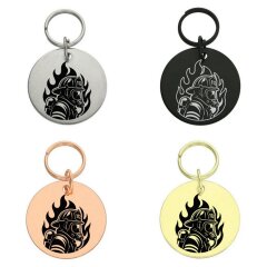 Runder Anhänger Feuerwehrmann