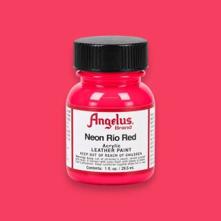 Angelus Acryl Lederfarbe - Neon Rio Red