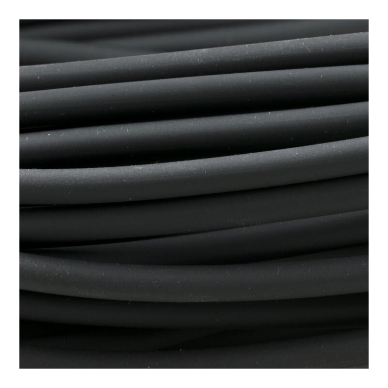 BioThane®  rund - black 6 mm