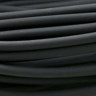 BioThane®  rund - black 8 mm