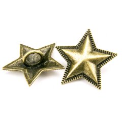 Concho m. Ring, Stern bronze