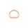 Stahl Halbrundring, D-Ring rosé gold 16 mm