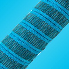 Softgrip Anti-Rutsch Gurtband cyan 12 mm