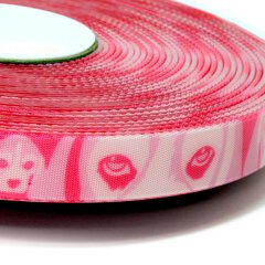 Abverkauf:Biothane Motiv 25mm | 2.5mm pink beagle