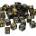 Letterbeads schwarz / gold ca. 3000stk.