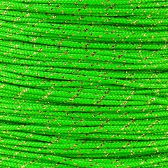 Paracord Typ 1 neon green gold metal x