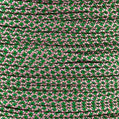 Paracord Typ 1 rose pink kelly green diamonds