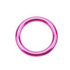 Stahl Rundring candy pink &Oslash;25 mm