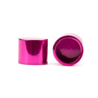 Premium Seilendkappe m. flachem Kopf - candy pink 10 mm