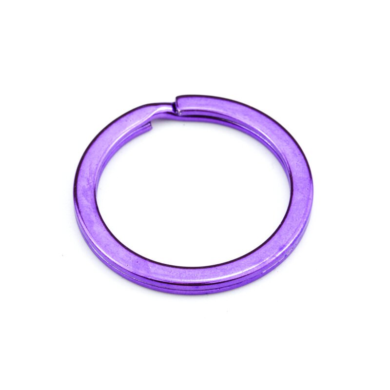 Design Schlüsselring flach violet