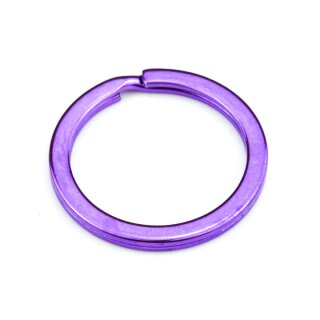 Design Schlüsselring flach violet