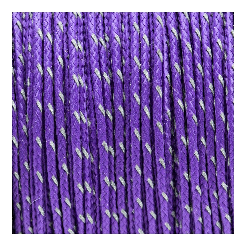 Micro Sport Cord 1.18mm reflektive purple