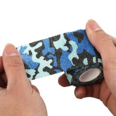 Camouflage Tape Blue, Rolle à 4.5m
