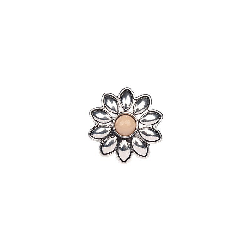 Concho m. Ring, Blume mocca