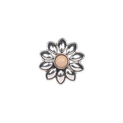 Concho m. Ring, Blume mocca
