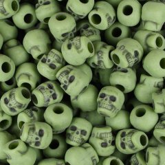 10er Set - Zombie Skull olive