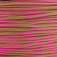 Paracord Typ 2 neon pink neon green stripe