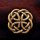 Concho Western Celtic Knot bronze