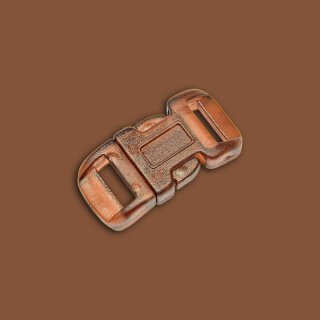 Verschluss 1/2" 11mm halbtransparent brown