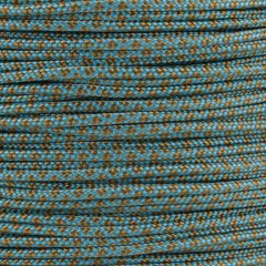 Paracord Typ 2 neon turquoise gold brown diamonds