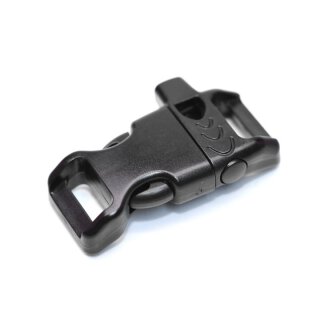 Mini Whistle Verschluss 5/8" 16mm black