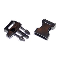 Abverkauf: Mini Whistle Verschluss 5/8" 16mm black