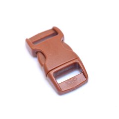 Verschluss 3/8" 10mm chocolate brown