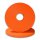 BioThane® Modul 13 mm, Model: lang, Stahl silbern - orange