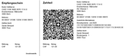 QR-Einzahlungsschein