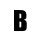 B